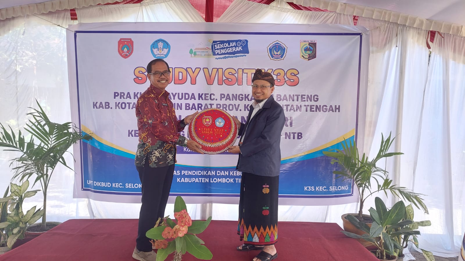 K3S  Kabupaten Kota Waringin Barat Study Visit di Lombok Timur